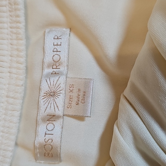 NWOT Boston Proper Cream Lace Tank Top - Picture 11 of 16